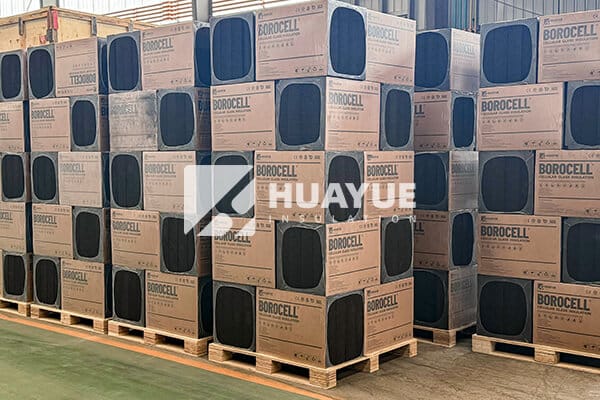 Foam glass insulation storage What is the density of foam glass insulation?