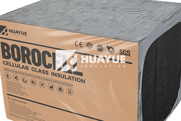 Cellular glass installation