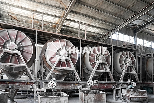 Cellular glass production line