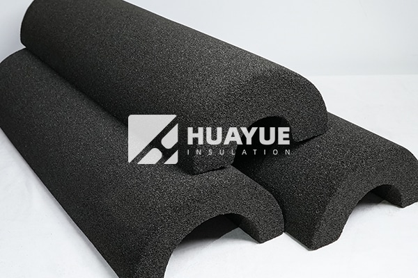 Cellular glass insulation pipe product