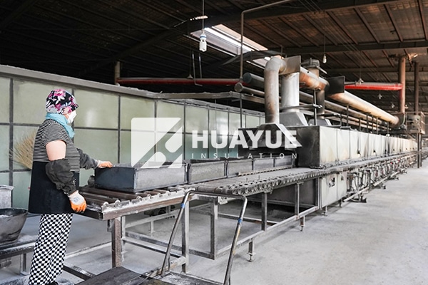 Foam glass insulation manufacturing process