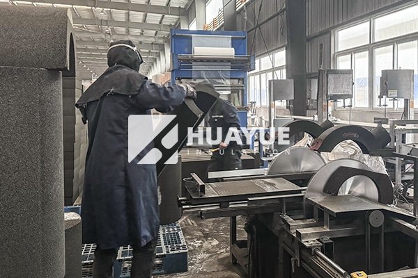 foam glass pipe detail installation