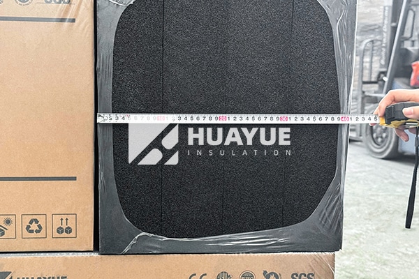 Glass foam board detail macro