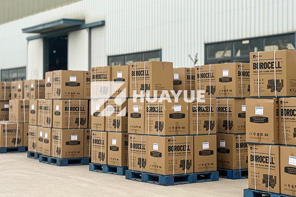 foam glass insulation storage warehouse