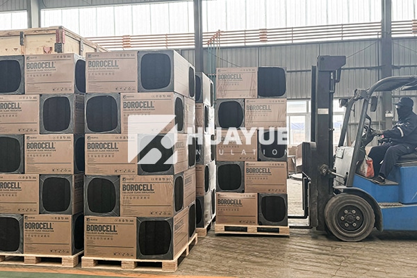 Glass foam insulation warehouse