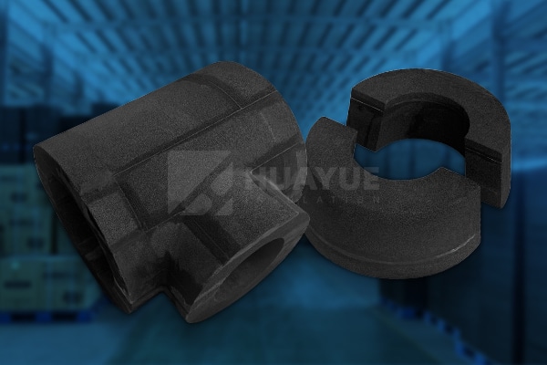 Foam glass fitting and joint detail for industrial insulation