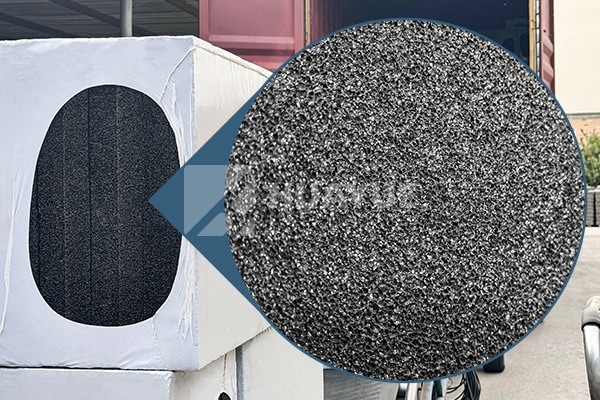 closed-cell glass cell insulation structure