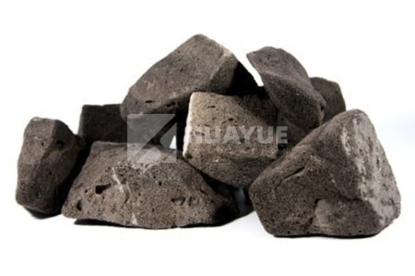 Glavel foam glass gravel sample showing irregular closed-cell aggregate